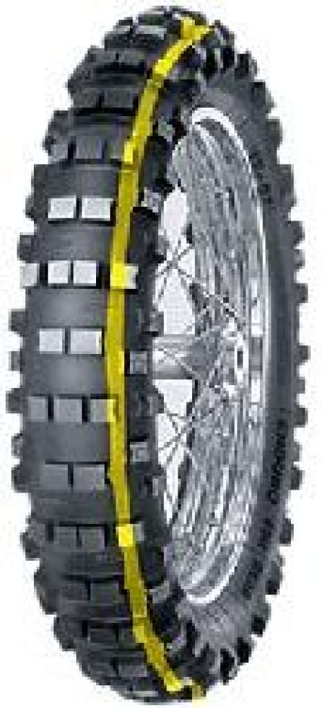 Motorrad-Enduro Mitas EF-07 MAJESTIC ENDURO Super TT Rear yellow 140/80-18 70R